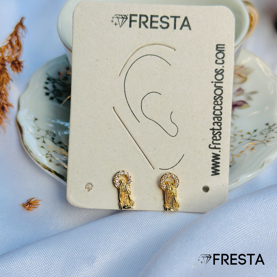 Aretes Amuleto de Guadalupe