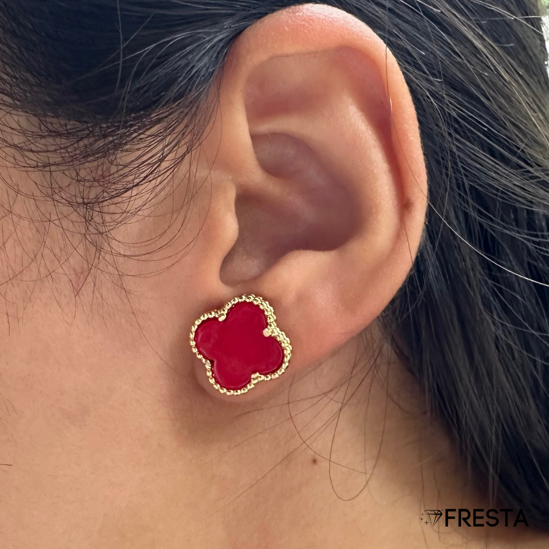Aretes Lucky Clover