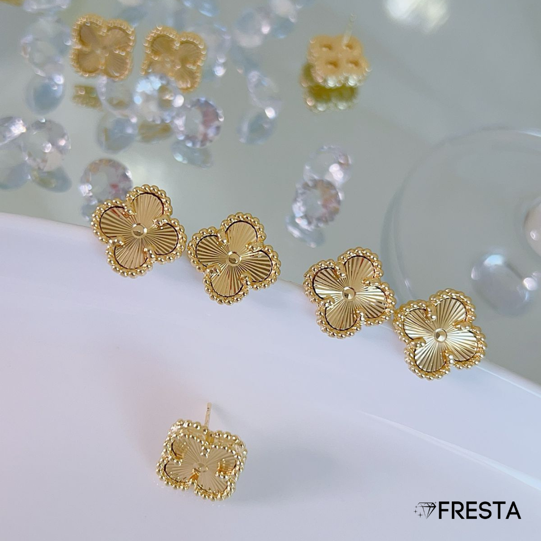Aretes Lucky Clover
