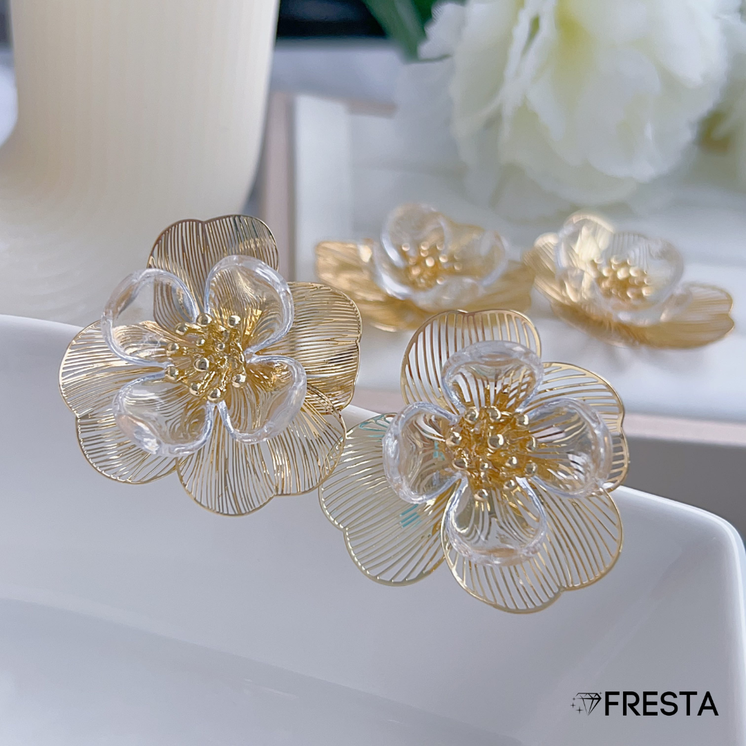 Aretes Flora Glass