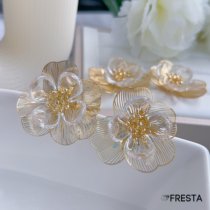 Aretes Flora Glass