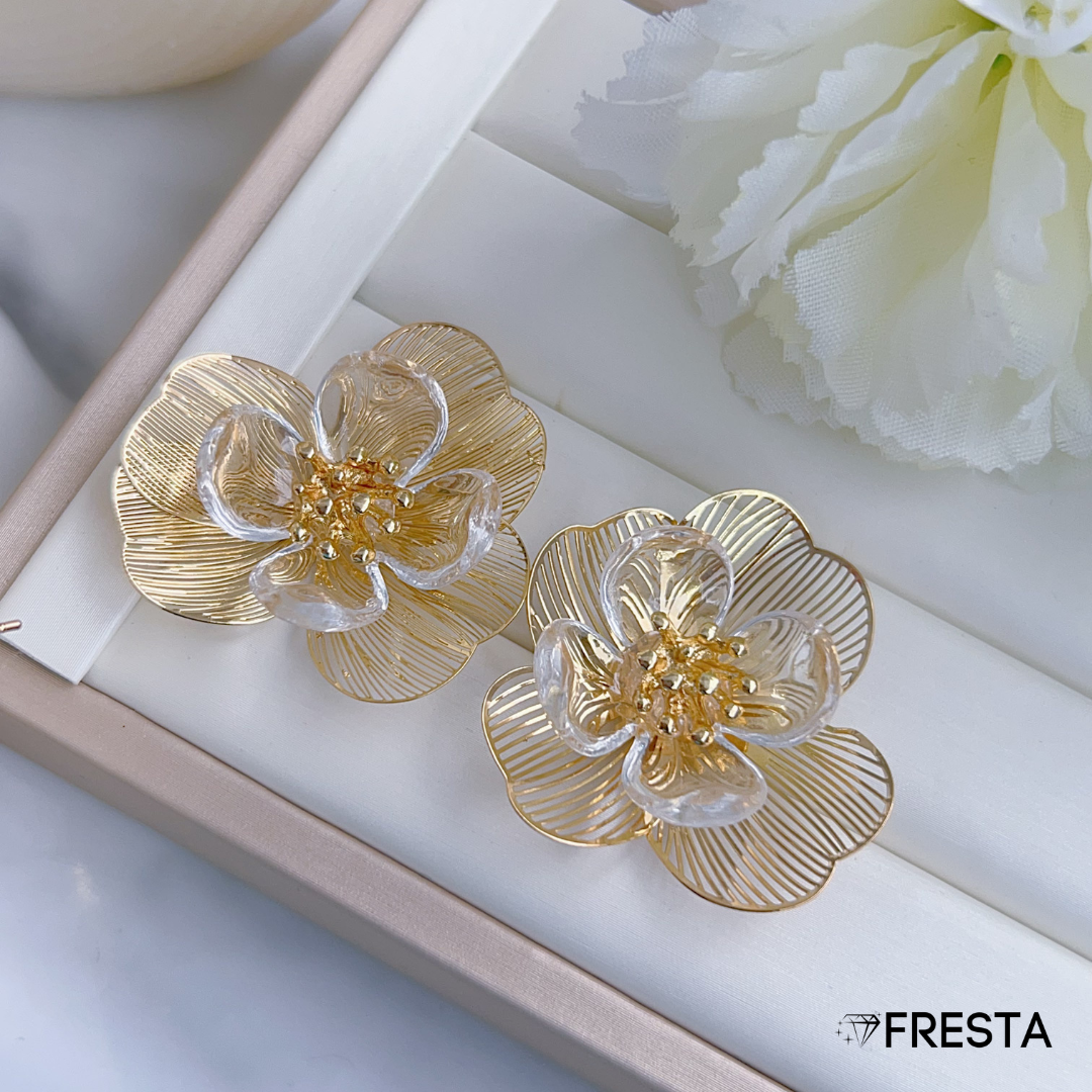 Aretes Flora Glass