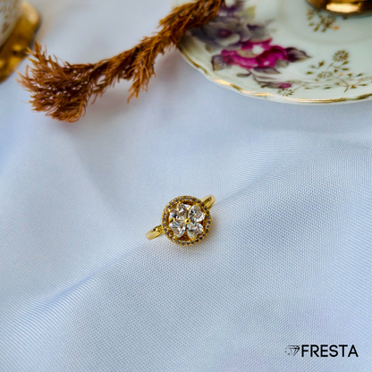 Anillo Giratorio Lucky Clover Glow